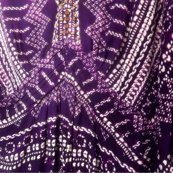 Eci New York kimono modest top Size: L Women's Purple Patterned Top - Picture 8 of 12